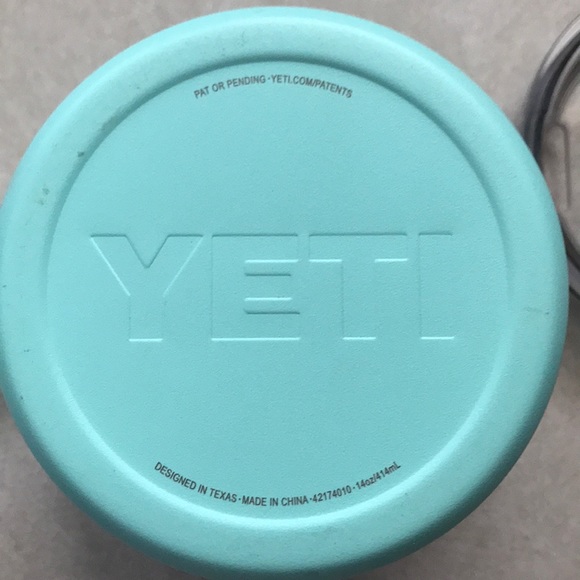 teal yeti mug